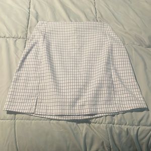 Brandy Melville Mini Skirt in Blue Plaid - OS